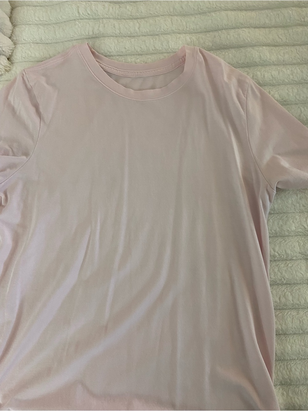 lululemon athletica Light Pink Short Sleeve Tee